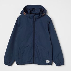 Boys H&M ⛴️ Navy Hooded Windbreaker- Size 12-13Y